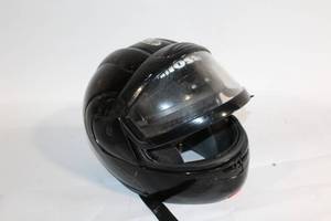 lot 173 image: Used Mossi Black Motorcycle Helmet, Size M