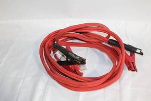 lot 286 image: Heavy-Duty Jumper Cables with Copper Clamps
