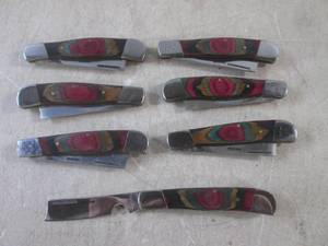 lot 30 image: (BSB) 7 Pocket Knives with Multi Co...