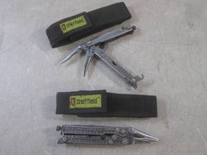 lot 40 image: (FS) 2 Sheffield Multi Tools with S...