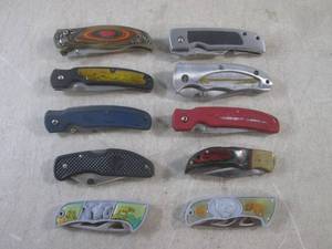 lot 51 image: (BSB) 10 Assorted Folding Knives...