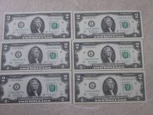 lot 78 image: (CNTR) 6 Uncirculated Sequential US...