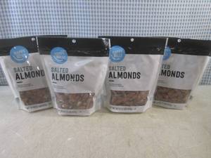 lot 94 image: (B-1) 4 Pounds of Salted Almonds 4 ...