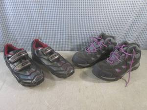 lot 99 image: (A-3) 2 Pairs of Shoes Geox Size 6 ...