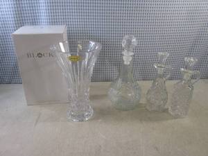 lot 103 image: (EW3) Block Hand Made Lead Crystal ...