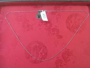 lot 116 image: (FS) Sterling Silver Necklace...