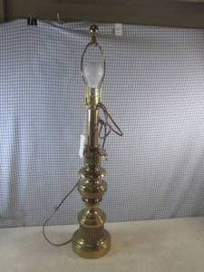 lot 127 image: (CS) Vintage Stiffel Brass Lamp 31...