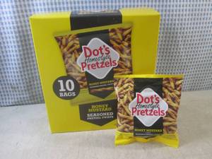 (B-4) 10 Bags of Dot's Honey Mustar...