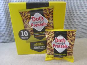 lot 193 image: (B-4) 10 Bags of Dots Honey Mustar...