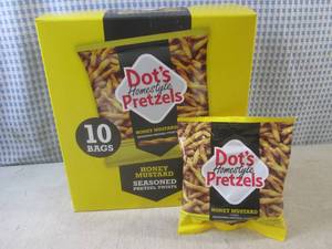 lot 194 image: (B-4) 10 Bags of Dots Honey Mustar...