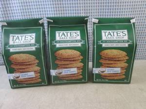 lot 211 image: (B-1) 3 Bags of Tates Bake Shop Co...