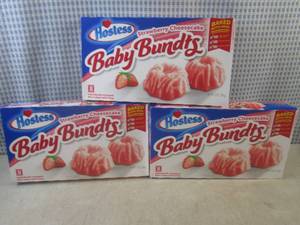 lot 216 image: (B-1) 3 Boxes of Hostess Strawberry...