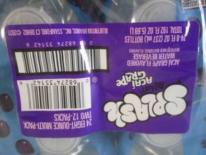 lot 227 image: (C-2) 2 - 24-Packs of Splash Acai G...
