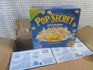 lot 229 image: (C-2) 4 Boxes of Pop Secret Butter ...