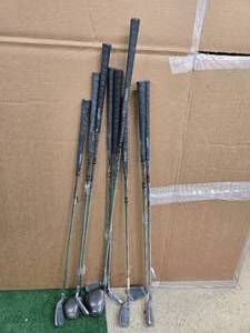 Lot of 9 Gulf Clubs ( Used)