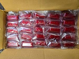 lot 8 image: 50 packs of PM Peterson Mfg. Co. Red 3 Diode LED Marker clearance Lights (New in box)
