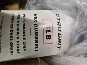 lot 49 image: Lot of 5LB Tru-Grit Dumbbells (New)
