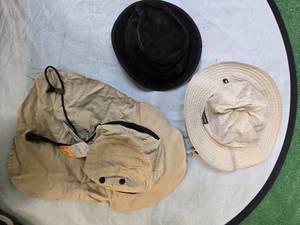 lot 132 image: Lot of three Hats