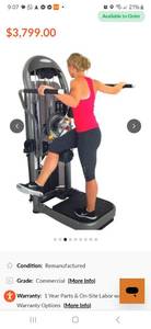 lot 51 image: Matrix Rotary Hip Extension and Hip Flexion (Like New) Sold online for over $3500 USED