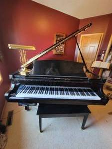K. Kawai Ebony Baby Grand Player Piano ~ 1870014, KG-2S