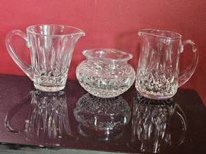 lot 150 image: Waterford Crystal Kylemore & Lismore Pitchers, 6 Jar