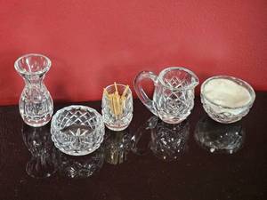 lot 152 image: Waterford Crystal Miniature Table Pieces