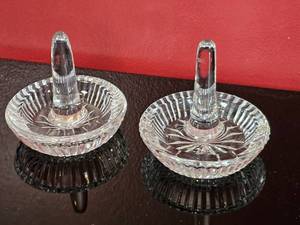 lot 157 image: Waterford Crystal Ring Holders