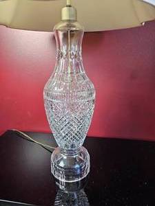 lot 53 image: Waterford Crystal Tramore Table Lamp B