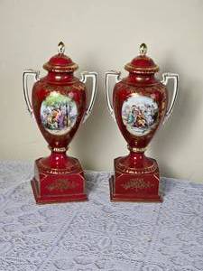 lot 245 image: Royal Vienna Mantel Urn