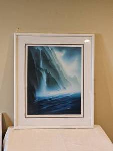 lot 715 image: George Sumner Singed Print  Misty Waters