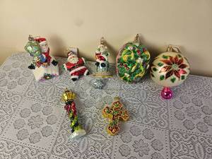 lot 503 image: Collection of Radko Christmas Ornaments A
