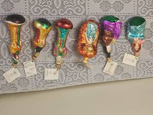 lot 505 image: Collection of Radko Christmas Ornaments C