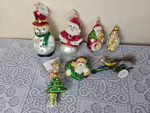 lot 506 image: Collection of Radko Christmas Ornaments D