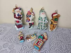 lot 508 image: Collection of Radko Christmas Ornaments F