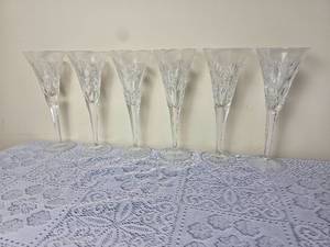 lot 135 image: Waterford Crystal Millennium Toasting Flutes Six Count