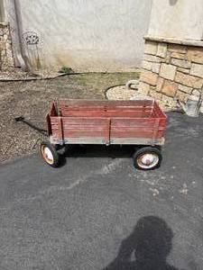 lot 745 image: Large Radio Flyer Town & Country Wagon