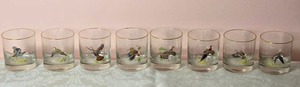 lot 646 image: Amazing Naturalist Handpainted Tumbler Set  - Ned Smith - (8)