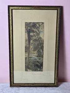 lot 592 image: Amazing Antique Landscape Print - Wallace Nutting