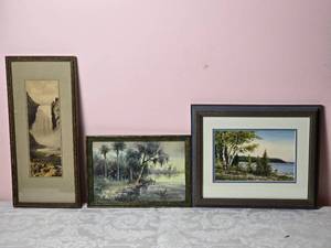lot 584 image: Vintage Fine Art Landscape Print Collection - (3)