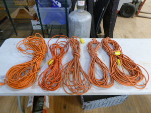 lot 25 image: 5 Extension Cords