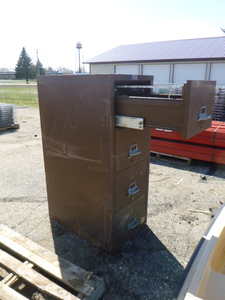 lot 99 image: Murphy Fire King 4-Drawer Fireproof File Cabinet