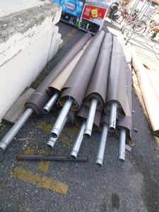 lot 102 image: 10 Rolls of Vinyl Fabric Covering