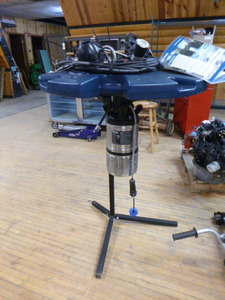 lot 6 image: Airmax Eco Series Floating Pond Fountain on Stand