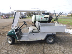 lot 8 image: Club Car Turf 2 Carryall Golf Cart