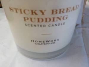 lot 20 image: HomeworX Sticky Bread Pudding 3 Wic...