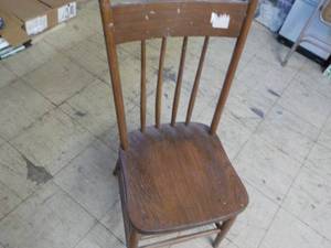 lot 59 image: Wood Chair...