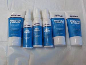 lot 61 image: 3 each Kuribl Active Muscle Cream a...