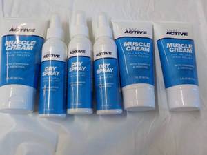 lot 62 image: 3 each Kuribl Active Muscle Cream a...