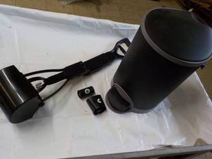 lot 107 image: Furry Fusion Dog Poop Trash Bin Set...