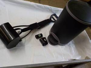lot 108 image: Furry Fusion Dog Poop Trash Bin Set...